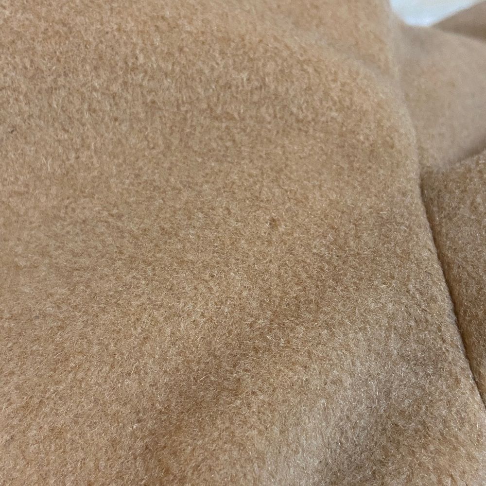 J.F.Muller 💯% Mongolian Camel Hair Classic Tan Women's Coat Size Appropriate M L - Picture 11 of 14